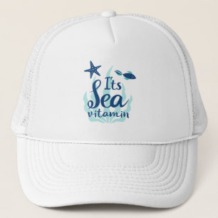 Es ist Sea Vitamin - Fun Ocean Inspiriert Summer T Truckerkappe