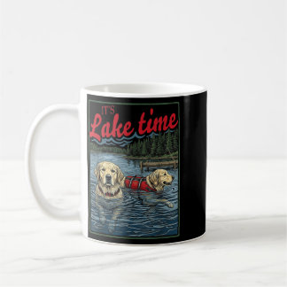 Es ist See-Zeit Golden Retriever Vintage-See-Leben Kaffeetasse