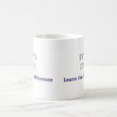 Es ist seine Grammatik Kaffeetasse (Mittel)