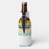 Es ist seltsam, das gleiche Alter wie alte Mensche Flaschenkühler (Flasche Rückseite)