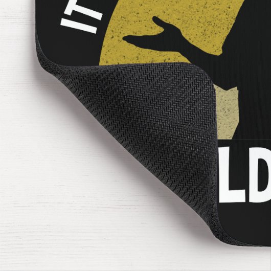 Es ist seltsam, das gleiche Alter wie alte Mensche Mousepad (Ecke)