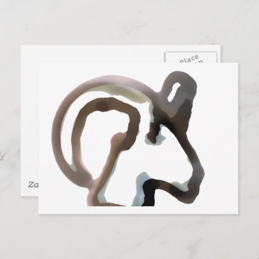 Es ist Sheep. I-Think Postkarte (Vorne/Hinten)