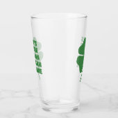 Es ist Shenanigan Time St Patrick's Day Half Clove Glas (Rechts)