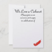 Es ist Showtime! Einladung (Rückseite)