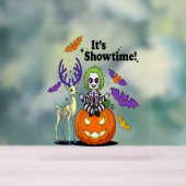 Es ist Showtime Funny Halloween Acrylschild (Neutral)