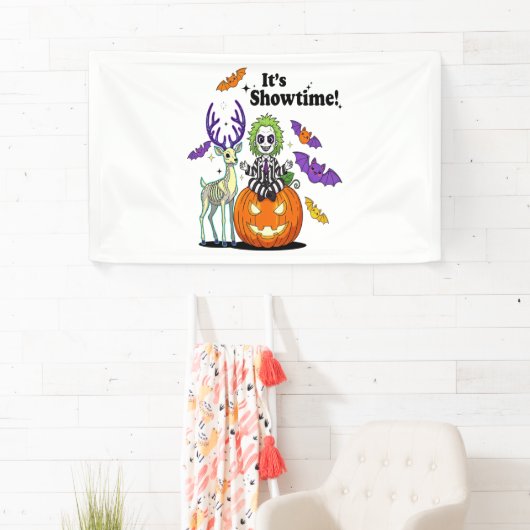 Es ist Showtime Funny Halloween Banner (Insitu)
