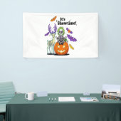 Es ist Showtime Funny Halloween Banner (Messeveranstaltung)