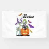 Es ist Showtime Funny Halloween Banner (Horizontal)