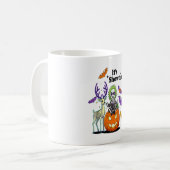 Es ist Showtime Funny Halloween Kaffeetasse (Vorderseite Links)