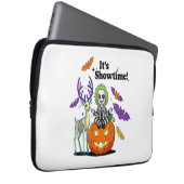Es ist Showtime Funny Halloween Laptopschutzhülle (Vorne Rechts)