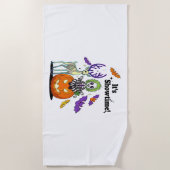 Es ist Showtime Funny Halloween Strandtuch (Vorderseite)