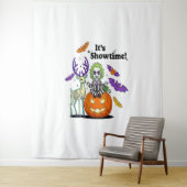 Es ist Showtime Funny Halloween Wandteppich (Beispiel)