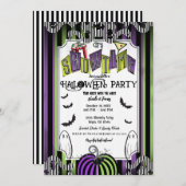 Es ist Showtime Halloween Filmkostüm Party Einladung (Vorne/Hinten)