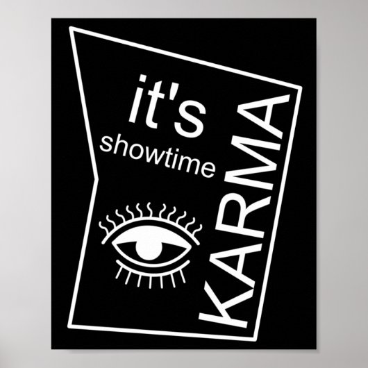 Es ist Showtime Karma Poster (Vorne)