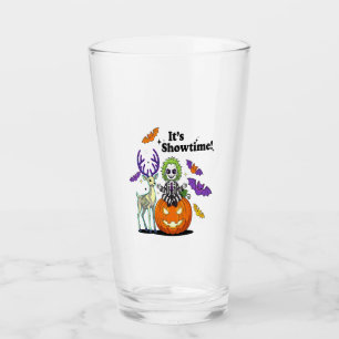 Es ist Showtime Lustiger Halloween Glas