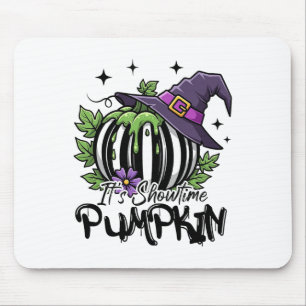 Es ist Showtime Pumpkin Hexe Halloween Spooky Seas Mousepad