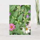 Es ist Sie ist Gefühl besser groß Karte (Vorderseite)