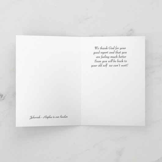 Es ist Sie ist Gefühl besser groß Karte (Innenseite)