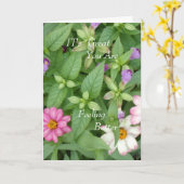 Es ist Sie ist Gefühl besser groß Karte (Gelbe Blume)