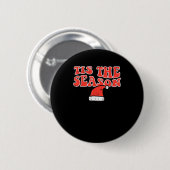 Es ist Skelett-Kürbis-Halloween Button (Vorne & Hinten)
