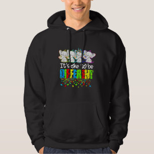 Es ist so, als wäre es ein anderes Puzzle Elefant Hoodie