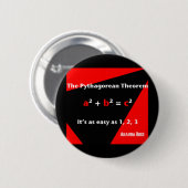 Es ist so einfach wie 1, 2, roter Knopf 3 Button (Vorne & Hinten)