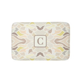 Es ist so ivory geometrisches Abstraktes Muster Badematte