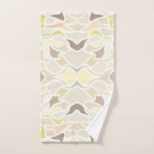 Es ist so ivory geometrisches Abstraktes Muster Badhandtuch Set (Handtuch)