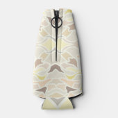 Es ist so ivory geometrisches Abstraktes Muster Flaschenkühler (Rückseite)