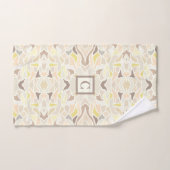 Es ist so ivory geometrisches Abstraktes Muster Handtuch (Handtuch)