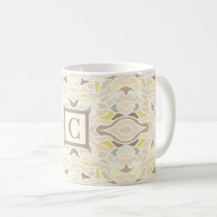 Es ist so ivory geometrisches Abstraktes Muster Kaffeetasse