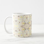 Es ist so ivory geometrisches Abstraktes Muster Kaffeetasse (Links)