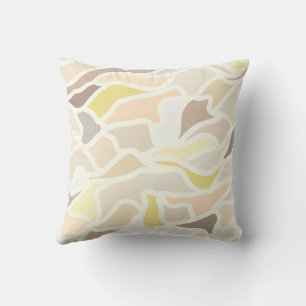 Es ist so ivory geometrisches Abstraktes Muster Kissen
