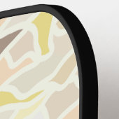 Es ist so ivory geometrisches Abstraktes Muster Pickleball Schläger (Linke Seite)