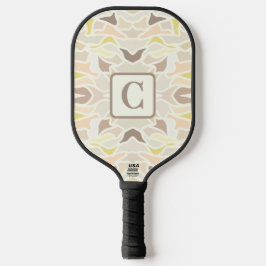 Es ist so ivory geometrisches Abstraktes Muster Pickleball Schläger