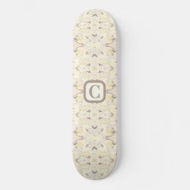 Es ist so ivory geometrisches Abstraktes Muster Skateboard