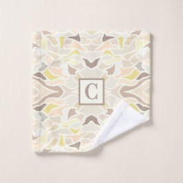 Es ist so ivory geometrisches Abstraktes Muster Waschlappen