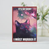 ES IST SO SCHÖN. ICH MUSS ES MÜSSEN. DANKESKARTE (Stehend Vorderseite)