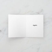 Es ist so seltsam, dass diese Karte noch nicht exi (Innenseite)