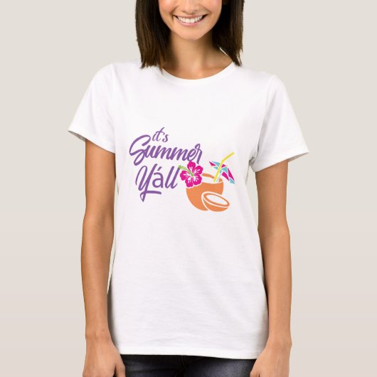 Es ist Sommer-T - Shirt (Vorderseite)