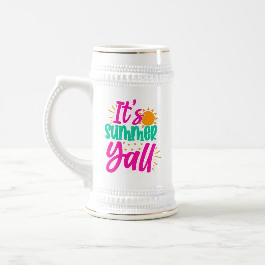 Es ist Sommer Y'all-54808 Bierglas (Links)