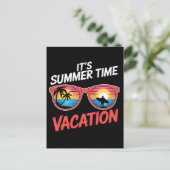 Es ist Sommerferien-Stimmung Postkarte (Stehend Vorderseite)