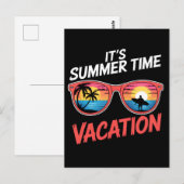 Es ist Sommerferien-Stimmung Postkarte (Vorne/Hinten)