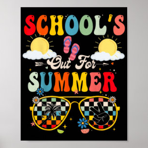 Es ist Sommerpause, aber Mittag Lady letzten Schul Poster