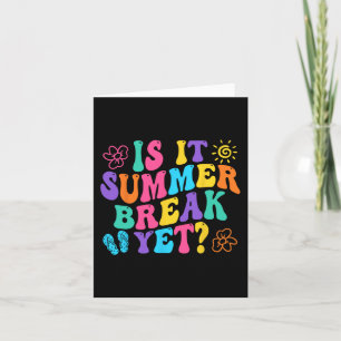 Es ist Sommerpause noch letzten Tag der Schule Leh Karte