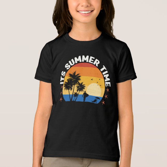 Es ist Sommerzeit - 65786 Tri-Blend Shirt (Vorderseite)