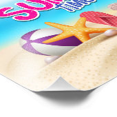 Es ist Sommerzeit Fotodruck (Ecke)