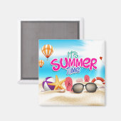 Es ist Sommerzeit Magnet (Vorderseite/Rückseite)