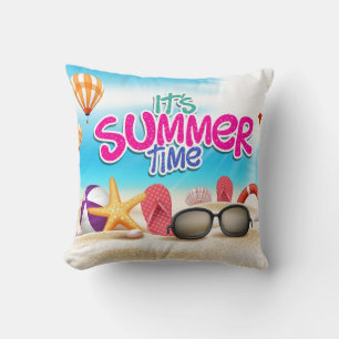 Es ist Sommerzeit Pillow Kissen