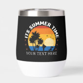 Es ist Sommerzeit Tropical Sunset Design (Rückseite)